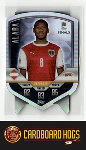2022-23 Match Attax Road to UEFA #DC7 David Alaba Austria Chrome Shield Ref SN - Picture 1 of 2