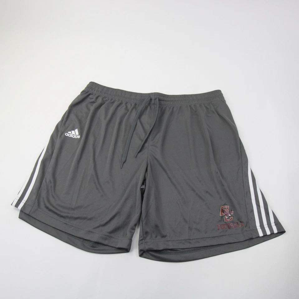 Boston College Eagles adidas Practice Shorts Men's Gray New - Image 1 of 1