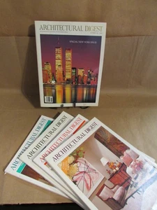 Twin Towers N.Y. Lot/5 Vintage ARCHITECTUAL DIGEST Magazines 1990,91,92,97,98. - Picture 1 of 5
