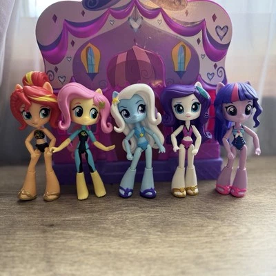 Juego individual de 5 figuras My Little Pony Equestria Girls Minis Beach Collection Foto 1 de 4