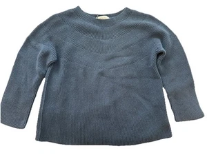 Zara Navy Ribbed Soft Knit Sweater Girls Sz 10 140 Cm NWT - Picture 1 of 4