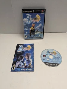 Final Fantasy X (Sony PlayStation 2, PS2) Etiqueta Negra - Completo CIB con Manual - Imagen 1 de 6