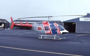 ORIGINAL 35mm Aircraft slide ZS-HXT Agusta-Westland AW-11 helicopter 1992 #8399 - Foto 1 di 1