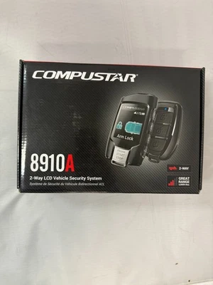 Compustar CS8910-A 2-Way LCD Q9 FM Vehicle Security System Bundle - Image 1 of 2