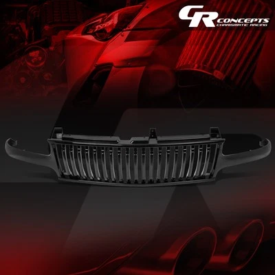 GLOSSY BLACK BADGELESS FRONT BUMPER GRILLE FOR 99-02 SILVERADO 00-06 SUBURBAN — 第 1/4 张图片