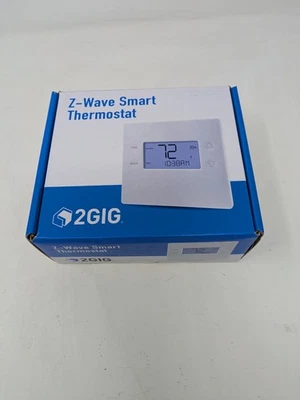 2gig Z-Wave 700 Smart Programmable Thermostat 2GIG-STZ-1 New Sealed  - Image 1 of 4