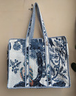 Blue Owl Handmade Tote Bag, Cotton Handbag, Indian New Shopping Shoulder Bags
