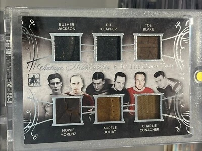 2015 In The Game Hockey - Vintage Memorabilia/8 Morenz, Clapper, Blake, Joliat + - Image 1 of 2