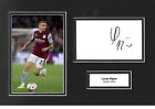 Lucas Digne Signed 12x8 Photo Display Aston Villa Autograph Memorabilia COA