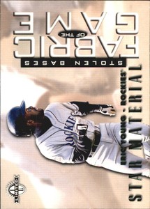 1997 Donruss Limited Fabric of the Game #50 Eric Young S /750