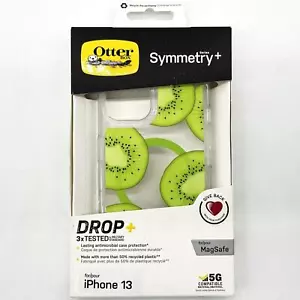 OtterBox Symmetry Apple iPhone 13 Models Mag Safe Clear Case Kiwi Design New - Picture 1 of 5