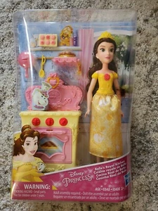 Juego de muñecas de cocina real de princesa Bella de Disney nuevo en paquete - Imagen 1 de 1