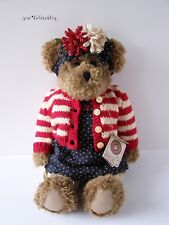 Boyds 14"  Plush Bear Gloria Bearsevelt TJs Best Dressed #912631 Stars Stripes
