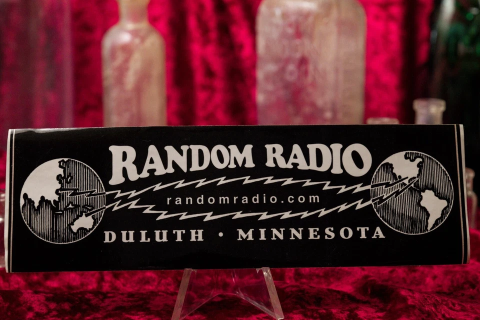 Duluth Minnesota Radio Aleatoria Original Vintage Pegatina Promocional *¡RARA! Foto 1 de 1