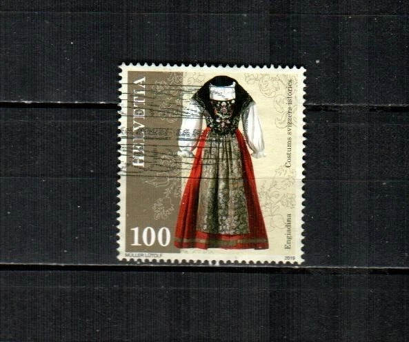 SUIZA (1v) Disfraz Histórico F/VF Usado (2019) Foto 1 de 1