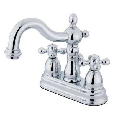 Kingston Brass KB1601AX Heritage 4 pulgadas Grifo de baño Centerset Foto 1 de 4