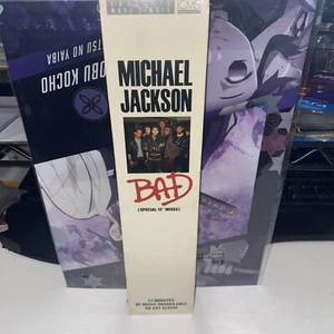 MICHAEL JACKSON BAD LONGBOX CASSETTE TAPE SEALED RARE MUSIC - Picture 1 of 6