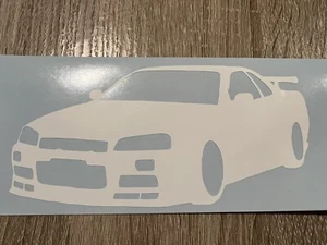 Nissan Skyline R34 GTR BNR34 Vinyl Sticker Decal - Picture 1 of 2
