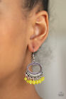 Paparazzi ~  Happy Days YELLOW Earrings ~ *NEW RELEASE* ~ *WOW*