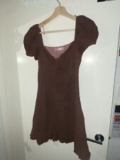 Ally Sweetheart A-Line dress Dyed Brown - Originally pink - Size 8