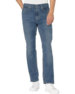 Levis 505 Regular Fit Jeans Mens Classic Straight Leg Mid Rise Zipper Fly Denim - Picture 1 of 28