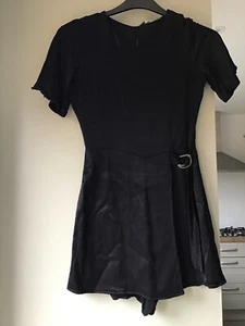 Zara black dressy playsuit size S - Picture 1 of 6
