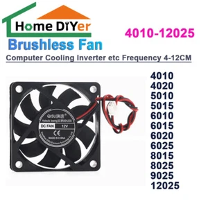 5010-12025 DC 2Pin Brushless Fan Computer Cooling Inverter etc Frequency 4-12CM - Bild 1 von 22