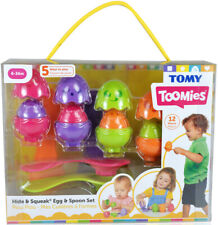 NEW HIDE & SQUEAK EGG & SPOON SET Kids Toy Gift 6M+ UK