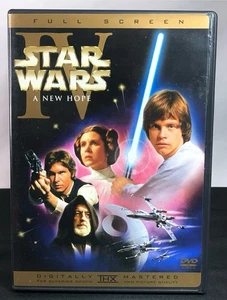 STAR WARS Episode IV A New Hope DVD 2004 FULLSCREEN Remastered THX w/ Insert OOP - Picture 1 of 3