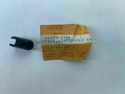 1984-2001 Kawasaki CAPA DE EXTREMIDADE DE PARA-BRISA EX ZX OEM 14025-1756 QTD 2 - Imagem 1 de 4