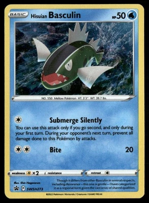 SWSH: Sword & Shield Promo Cards #SWSH273 Hisuian Basculin - Image 1 of 2