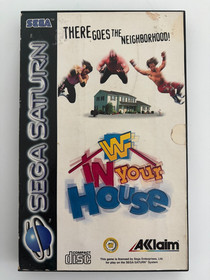 WWF IN YOUR HOUSE WWE Wrestling Sega SATURN Game UK PAL