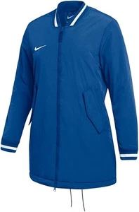 Nike Women’s Dugout Repel Insulated Jacket Royal Blue White Small NWT - Picture 1 of 2