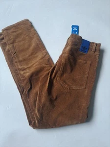 Adidas 70s Style Adicolor Corduroy 30 W Pants New 32 Leg - Picture 1 of 10
