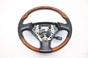 2006 LEXUS SC430 Z40 CONV #378 STEERING WHEEL BLACK & MD.BROWN - Picture 1 of 15
