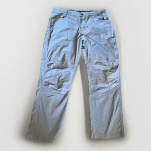 Eddie Bauer First Ascend Pants Men 40x34 Khaki Tan Guide Pro Hiking Nylon - Picture 1 of 8
