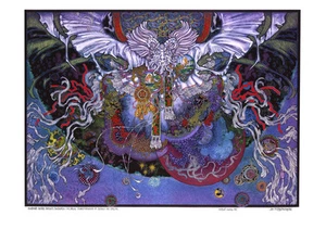 FANTASY ART Senach the Spectre 8x11 Print By Jim FitzPatrick. Monster, Irish. - Picture 1 of 5