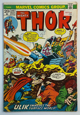 Marvel Comics - The Mighty Thor #211 - 1973 - VG/FN Condition - Ulik Invades