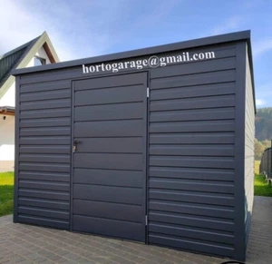 3,5x1,5 MBlechgarage Fertighaus Metallgarage Moderngarage Fertiggarage Lagerraum - Bild 1 von 1