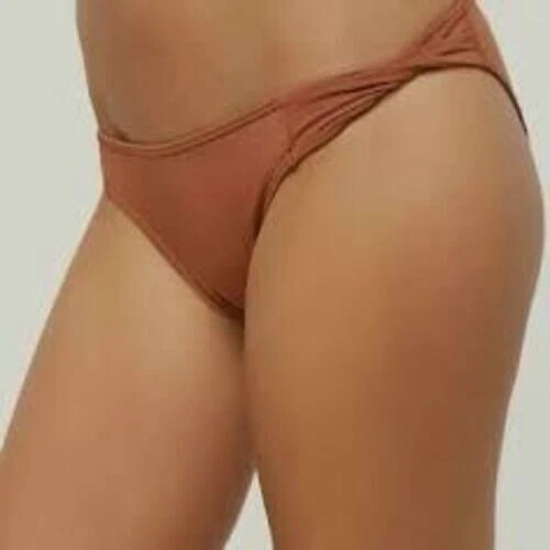 $151 O'neill Swimwear Women's Brown Twist Tab Swimwear Bikini Bottom Size S - Изображение 1 из 1