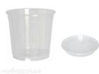 Clear Orchid Plant Plastic Grow Pot 9, 12, 13, 15, 17, 19, 21cm Or Saucers