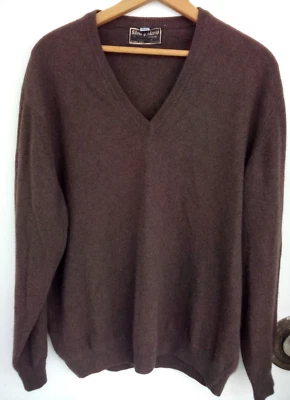 SUÉTER MUJER CACHEMIR MARRÓN SILVIA Y MARIO TALLA XL HECHO EN ARGENTINA Foto 1 de 4