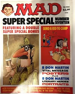 Vintage MAD Magazine Super Special #17 - DON MARTIN Posters and Portraits (1975) - Picture 1 of 1