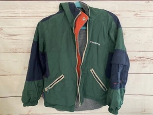 LONDON FOG Kids Unisex Fleece Lined Hooded Jacket Green - Picture 1 of 9