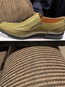 shoes men casual leather fashion slip - Picture 1 of 2