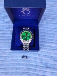 ⏰️ NEW ARAGON A543LIM Millipede Max GMT NH34 48MM Green Watch - Picture 1 of 13