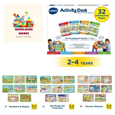Activity Desk 4-in-1 Pre-Kindergarten Expansion Pack Bundle for Age 2-4 - Image 1 of 4
