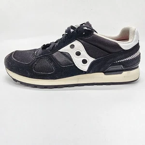 Saucony Shadow Original Mens 12 Black Athletic Shoes Sneakers No Insoles - Picture 1 of 14