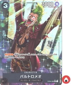 Tarjeta One Piece PRB-01 OP04-089 Bartolomeo R Paralela Japonesa La Mejor - Imagen 1 de 4