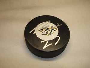 Patric Hornqvist Signed Nashville Predators Hockey Puck Autographed 1A - Picture 1 of 2